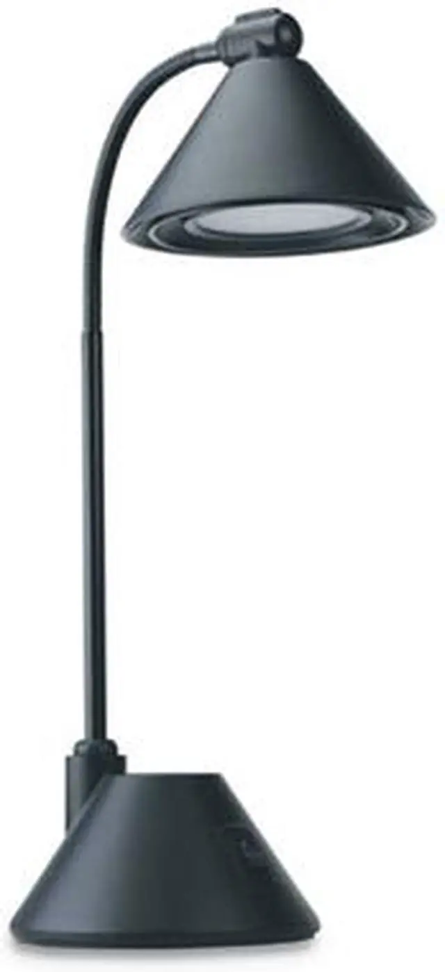 Alt view image 8 of 17 - LED Task Lamp, 2 Prong, 17"High, Black ALELED932B