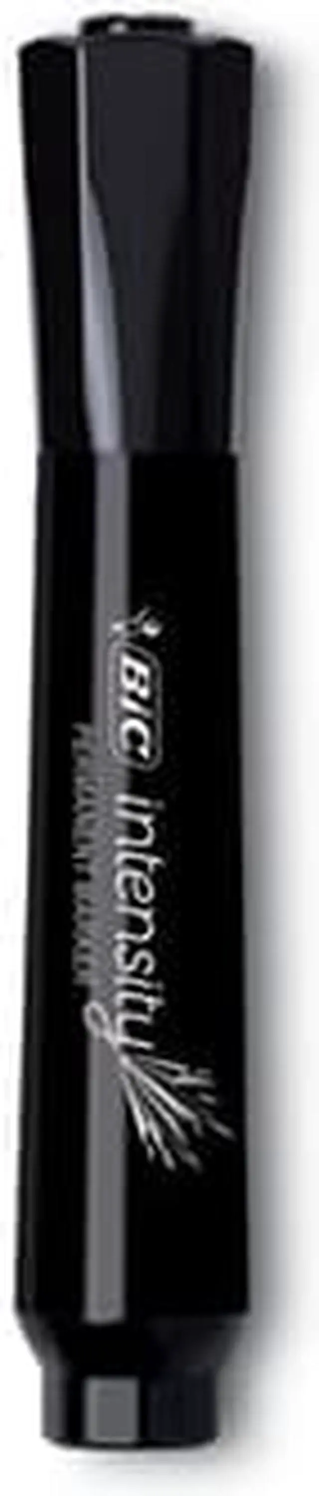 Alt view image 3 of 12 - BIC Intensity Chisel Tip Permanent Marker Broad Black 36/Pack GPMM36BK
