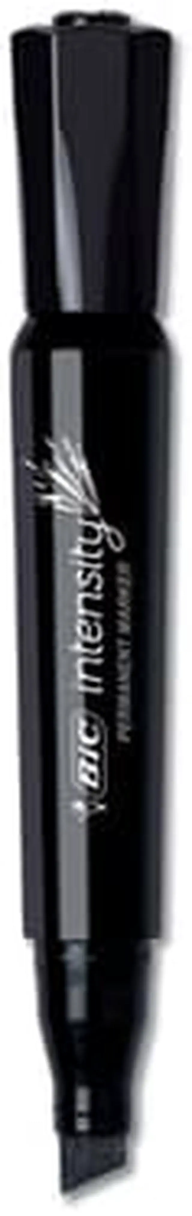 Alt view image 6 of 12 - BIC Intensity Chisel Tip Permanent Marker Broad Black 36/Pack GPMM36BK