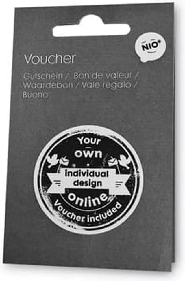 Alt view image 4 of 7 - Custom Stamp Voucher, For Use with NIO 071509 Stamp 071596