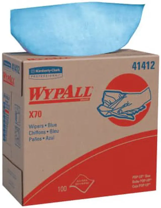 Alt view image 7 of 14 - Wypall X70 Workhorse Rags Blue 10/100