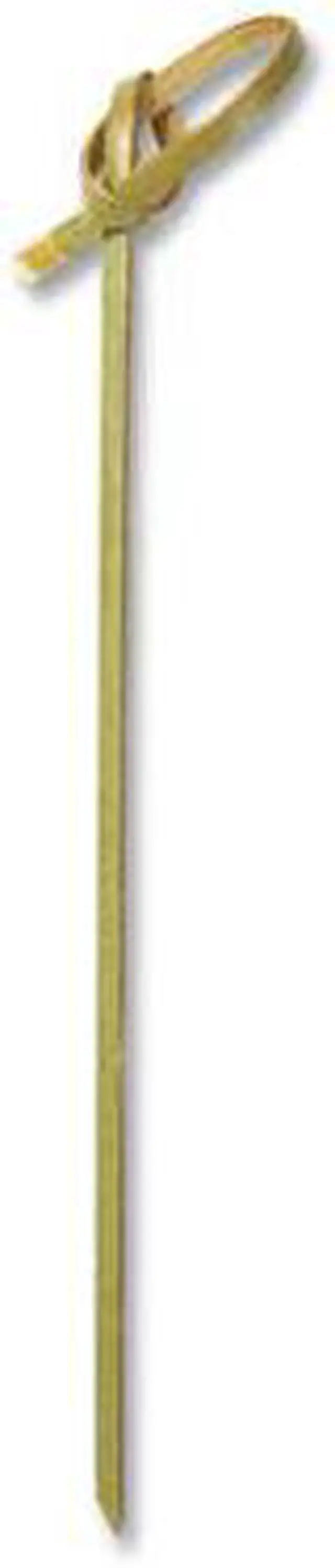 Alt view image 3 of 7 - Amercareroyal Knotted Bamboo Pick, Olive Green, 4", 1000/Carton R803