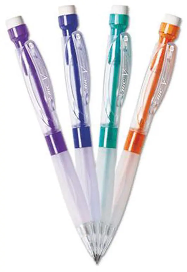 Alt view image 9 of 15 - BIC MPMX7P21-BK Velocity Max Pencil, 0.7 mm, Assorted, 2/Pack