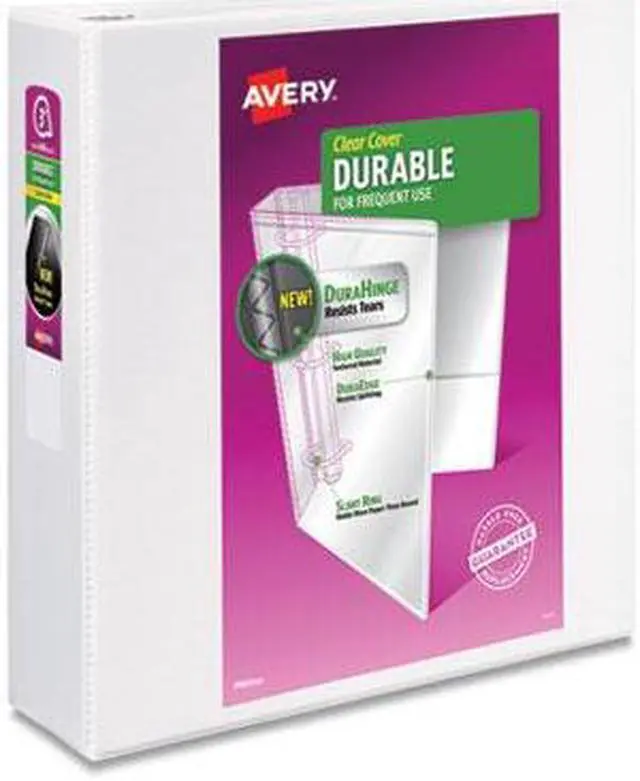 Alt view image 9 of 12 - Avery 7771117030 Durable View Binder with DuraHinge and Slant Rings, 670 Sheet
