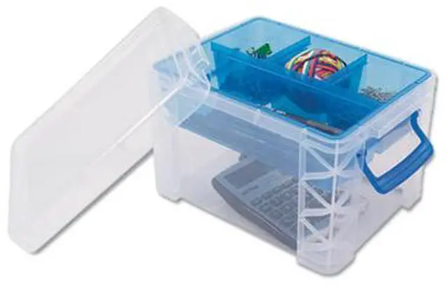 Alt view image 13 of 19 - Advantus Box,Storage,5 Comp,Clr 37375