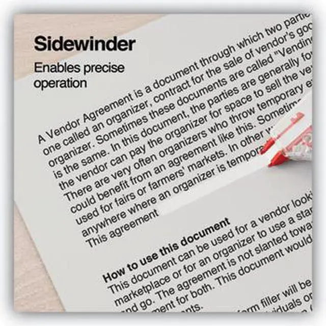 Alt view image 6 of 18 - Universal Side-Application Correction Tape Non-Refillable 1/5" x 393" 10/Pack 75612