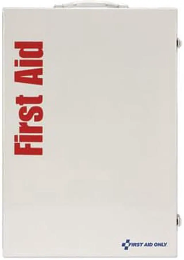 Alt view image 12 of 15 - First Aid Only - 90576 - First Aid Kit, Cabinet, Metal Case Material, General Purpose, 150 People Served Per Kit