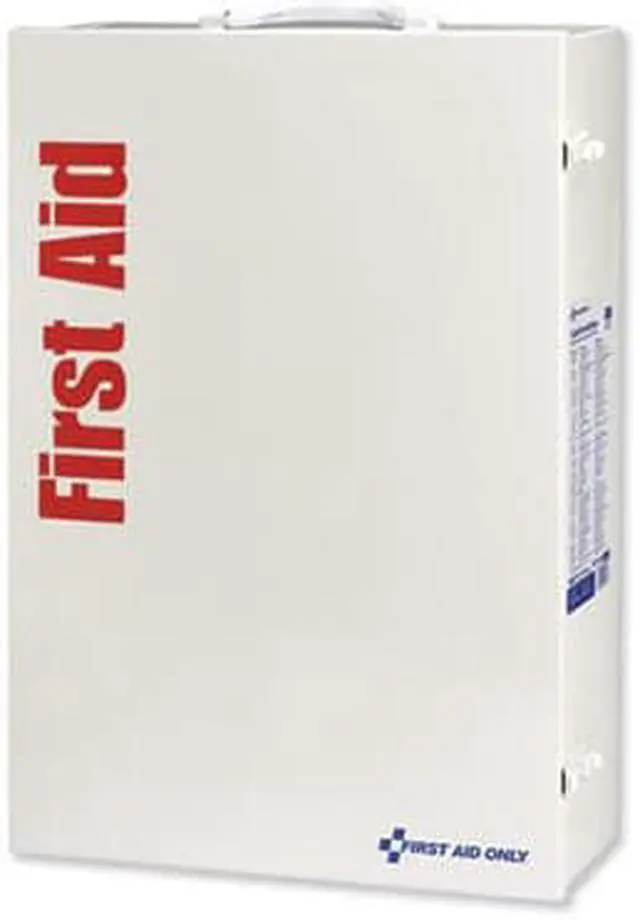 Alt view image 11 of 15 - First Aid Only - 90576 - First Aid Kit, Cabinet, Metal Case Material, General Purpose, 150 People Served Per Kit