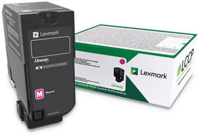 Alt view image 6 of 7 - Lexmark 74C0HMG TAA High Yield Return Program Toner Cartridge - Magenta