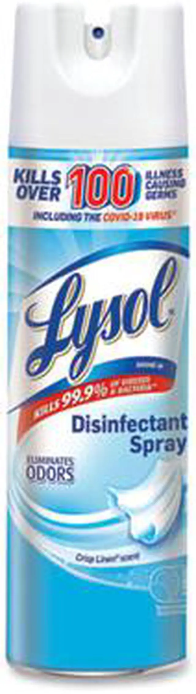 Alt view image 2 of 5 - Lysol 79329CT 19 oz Disinfectant Spray, Crisp Linen Scent Aerosol