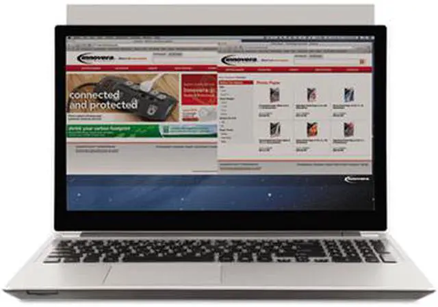 Alt view image 9 of 18 - Blackout Privacy Filter for 15.6" Widescreen Notebook, 16:9 Aspect Ratio BLF156W