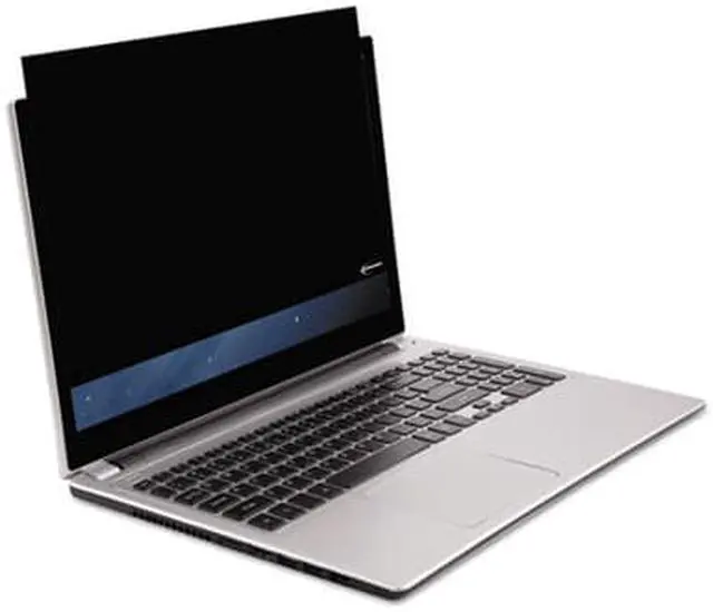 Alt view image 10 of 18 - Blackout Privacy Filter for 15.6" Widescreen Notebook, 16:9 Aspect Ratio BLF156W