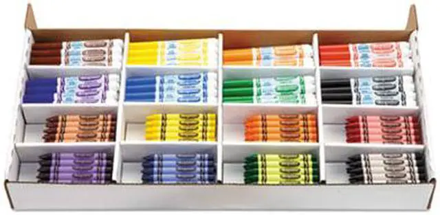 Alt view image 20 of 20 - Crayola. 523348 Classpack Crayons w/Markers, 8 Colors, 128 Each Crayons/Markers, 256/Box