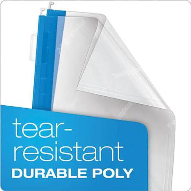 Alt view image 6 of 16 - Pendaflex Poly Hanging File Folders 1/5 Tab Letter Assorted Colors 25/Box 55708