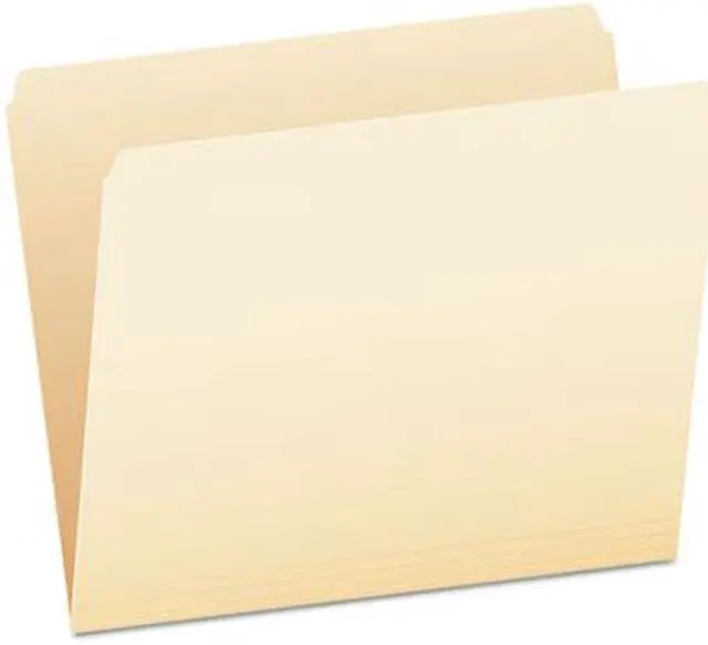 Alt view image 5 of 14 - Pendaflex Essentials File Folders Straight Cut Top Tab Letter Manila 100/Box 752