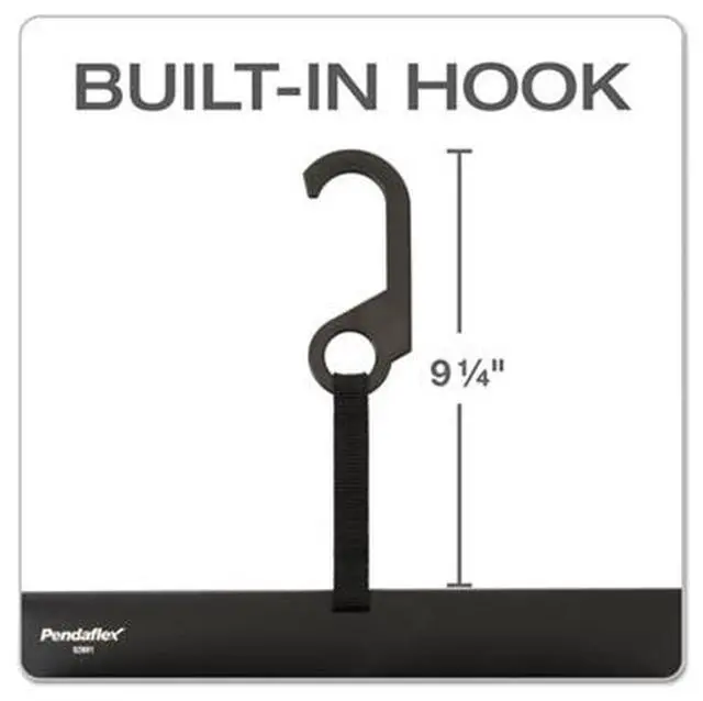 Alt view image 6 of 15 - Tops  52891 Pendaflex Desk Free Hanging Organizer, Letter - 8.50" x 11" Sheet Size - 6 Pocket(s) - Polypropylene - Assorted - 1 Each