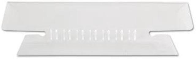 Alt view image 3 of 4 - Pendaflex Hanging File Folder Tabs 1/3 Tab 3 1/2 Inch Clear Tab/White Insert 25