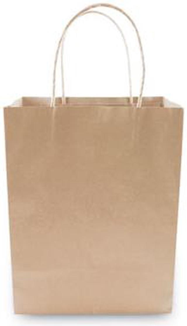 Alt view image 5 of 11 - COSCO Premium Shopping Bag Paper 8 x 10 1/4 Brown 50/Box 098375