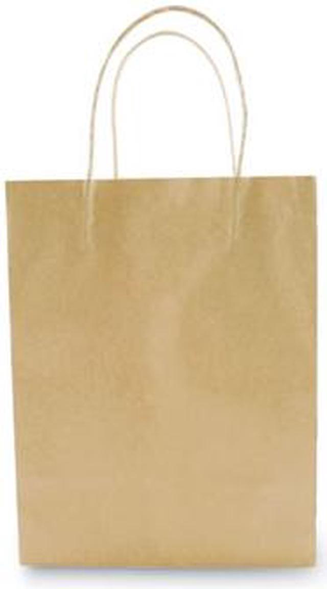 Alt view image 7 of 11 - COSCO Premium Shopping Bag Paper 8 x 10 1/4 Brown 50/Box 098375