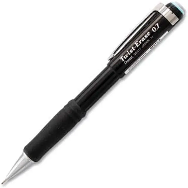 Alt view image 5 of 11 - Pentel Twist-Erase III Mechanical Pencil 0.7 mm Black Barrel QE517A
