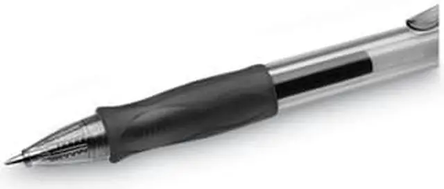 Alt view image 11 of 20 - Bic Gel-ocity Retractable Gel Pen Black Ink .7mm Medium Dozen RLC11BK
