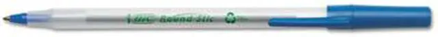 Alt view image 10 of 20 - BIC Ecolutions Round Stic Ballpoint Pen Blue Ink 1mm Medium 50/Pack GSME509BE
