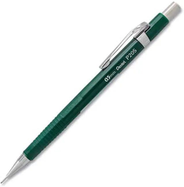 Alt view image 7 of 9 - Pentel Sharp Mechanical Drafting Pencil 0.5 mm Green Barrel P205D