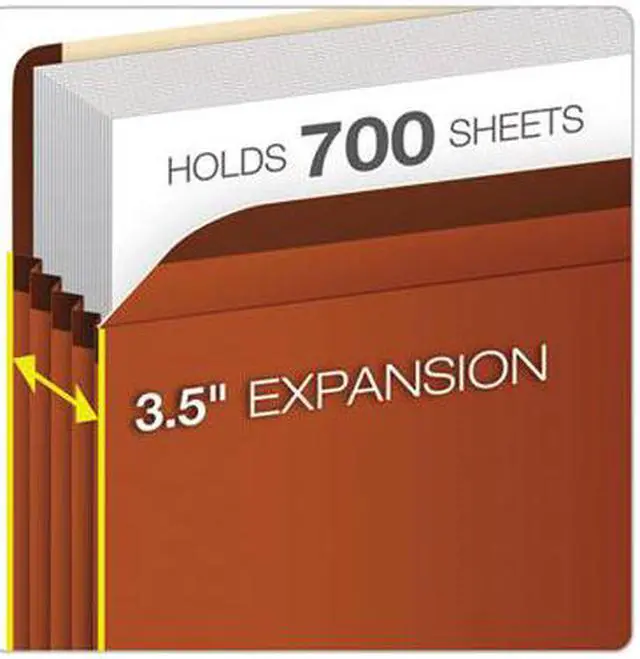 Alt view image 5 of 7 - Pendaflex Pocket,File,Ltr,Exp,3.5" 85343
