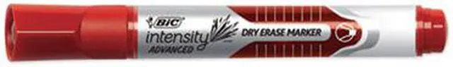 Alt view image 6 of 13 - BIC GELITP241-AST Low Odor And Bold Writing Dry Erase Marker, Chisel Tip, Assorted, 24/Pack
