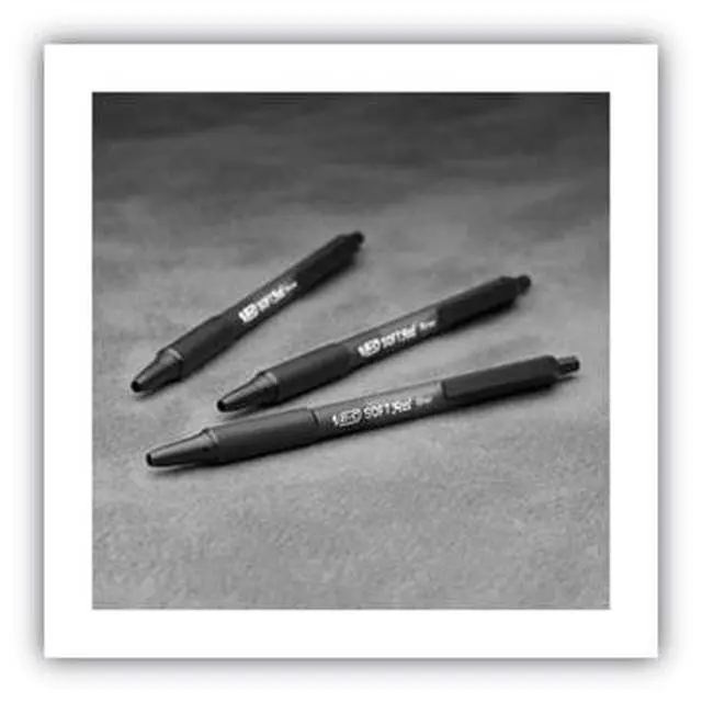 Alt view image 10 of 17 - BIC Soft Feel Retractable Ballpoint Pen Black 1mm Medium 36/Pack SCSM361BK
