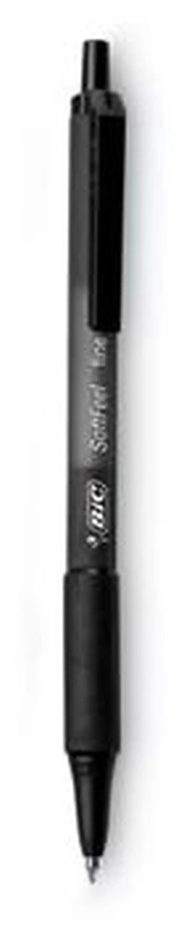 Alt view image 7 of 17 - BIC Soft Feel Retractable Ballpoint Pen Black 1mm Medium 36/Pack SCSM361BK