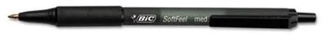 Alt view image 9 of 17 - BIC Soft Feel Retractable Ballpoint Pen Black 1mm Medium 36/Pack SCSM361BK