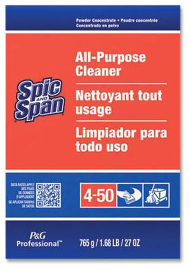 Alt view image 9 of 15 - P&G 31973 Spic and Span All-Purpose Cleaner, Powder - 27 oz (1.69 lb) - 1 Each - Orange