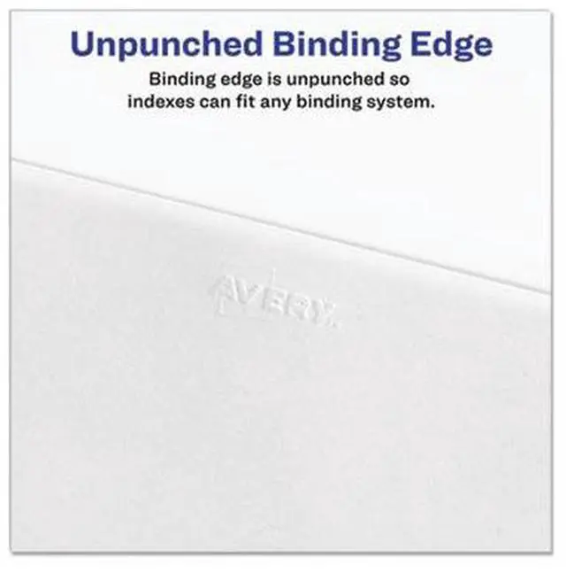 Alt view image 5 of 6 - Avery-Style Preprinted Legal Side Tab Divider Exhibit J Letter White 25/Pack