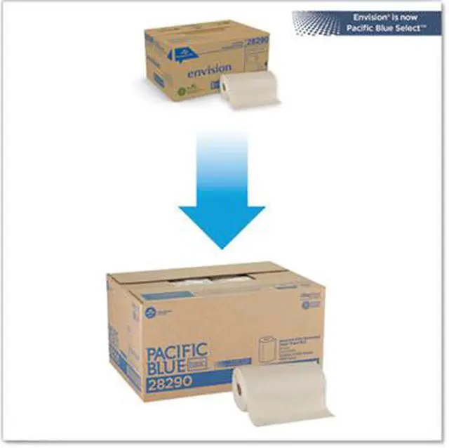 Alt view image 4 of 13 - Georgia Pacific 28290 Envision Perforated Paper Towel- 11 x 8 7/8- Brown- 250/Roll- 12/Carton