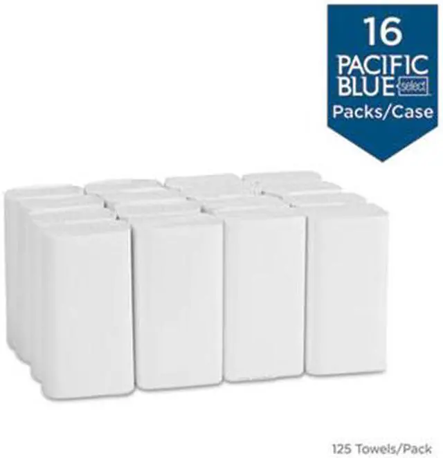Alt view image 10 of 10 - Signature Paper Towel 9 1/5 x 9 2/5 White 125/Pack 16 Packs/Carton 21000