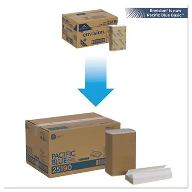 Alt view image 11 of 19 - Georgia Pacific 25190 Envision Paper Towel  10-1/4w x 13-1/4h  WE  2400 Sheets/Case