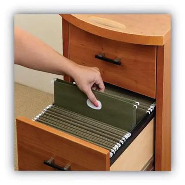 Alt view image 13 of 18 - Smead 100% Recycled Hanging Pockets with Full-Height Gusset Letter Green 10/Box 64226