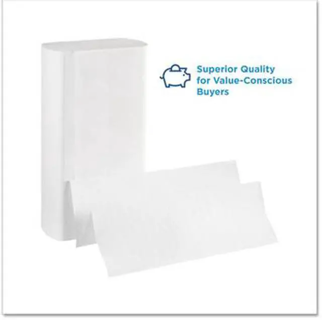 Alt view image 9 of 15 - Georgia Pacific 20389 Paper Towel, Multi-Fold Hand Towel, 9 1/4 x 9 1/2, White, 250/Pack, 16/Carton