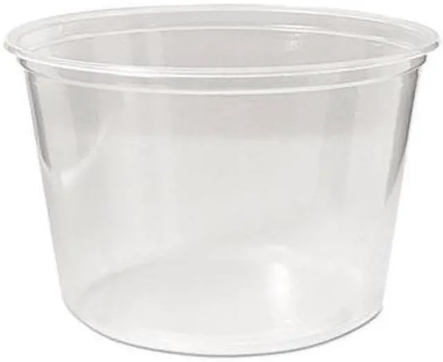 Alt view image 3 of 5 - Fabri-Kal 9505102 Microwavable Deli Containers, 16 Oz, Clear, 500/Carton