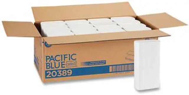 Alt view image 7 of 15 - Georgia Pacific 20389 Paper Towel, Multi-Fold Hand Towel, 9 1/4 x 9 1/2, White, 250/Pack, 16/Carton