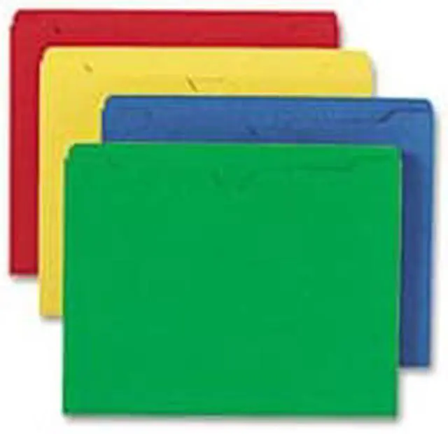 Alt view image 9 of 9 - Smead Colored File Jackets w/Reinforced 2-Ply Tab Letter Assorted 100/Box 75613