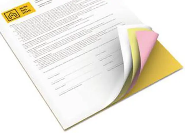 Alt view image 5 of 13 - Xerox Bold Digital Carbonless Paper 8 1/2 x11 White/Canary/Pink/Gldrod 5 000
