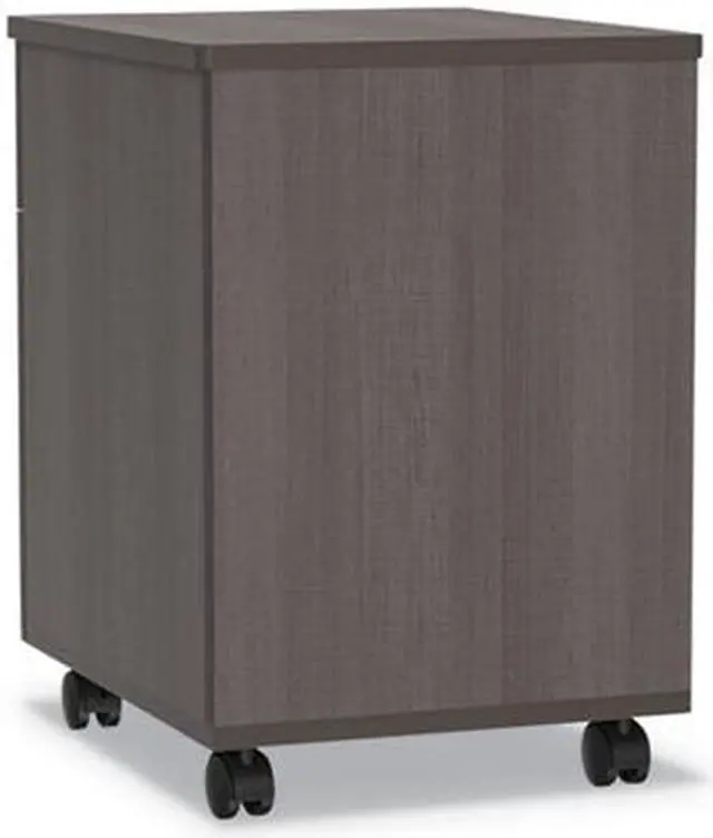 Alt view image 10 of 17 - Linea Italia - LITTR752MOC - Trento Line Mobile Pedestal File, Box/File Drawer, Mocha