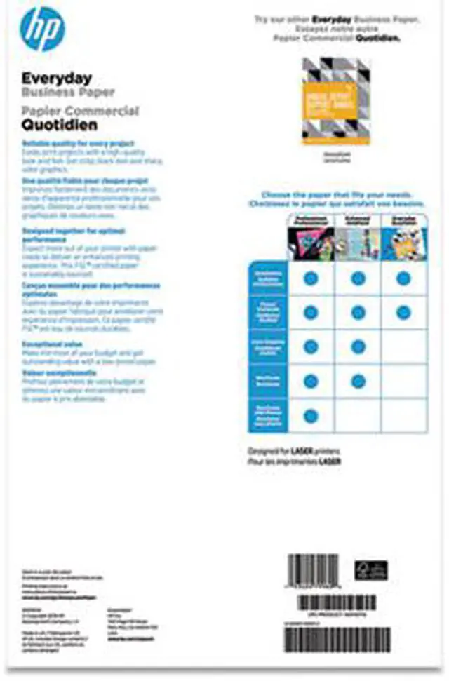 Alt view image 7 of 15 - HP Everyday Business Paper, Glossy, 32 lb, 8.5 x 11 in. (216 x 279 mm), 150 sheets 4WN08A