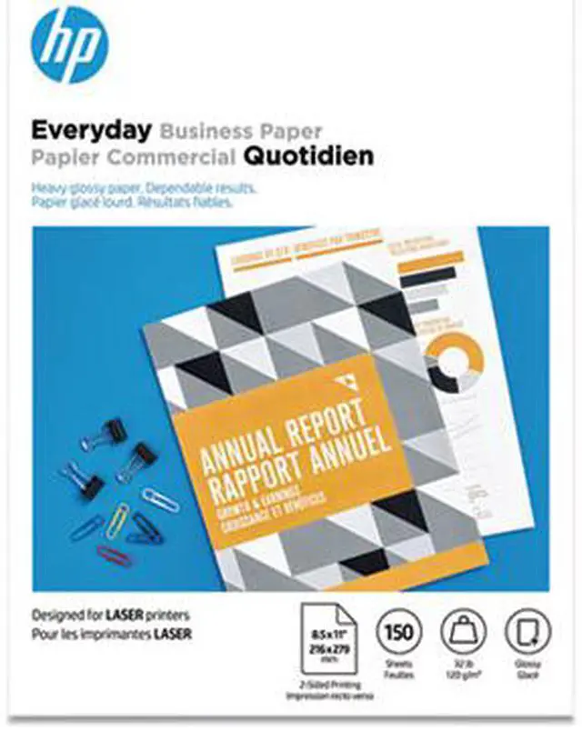 Alt view image 5 of 15 - HP Everyday Business Paper, Glossy, 32 lb, 8.5 x 11 in. (216 x 279 mm), 150 sheets 4WN08A