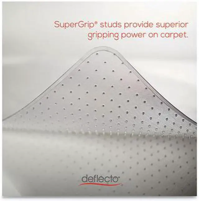 Alt view image 7 of 16 - Deflecto RollaMat Frequent Use Chair Mat for Medium Pile Carpet 36 x 48 w/Lip Clear CM15113