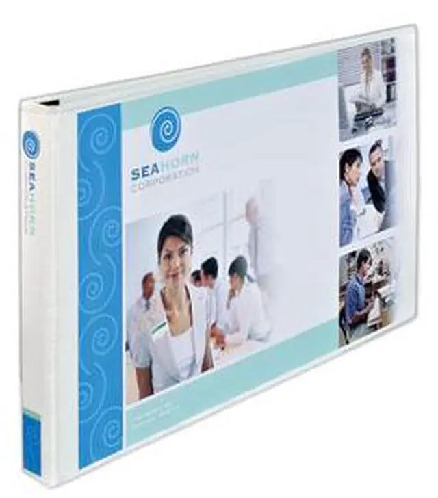 Alt view image 2 of 11 - Avery 11" x 17" Heavy-Duty View Binders Slant Rings 1 1/2" Cap White 72125