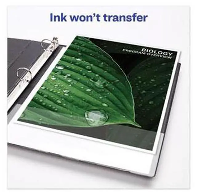 Alt view image 5 of 11 - Avery 11" x 17" Heavy-Duty View Binders Slant Rings 1 1/2" Cap White 72125