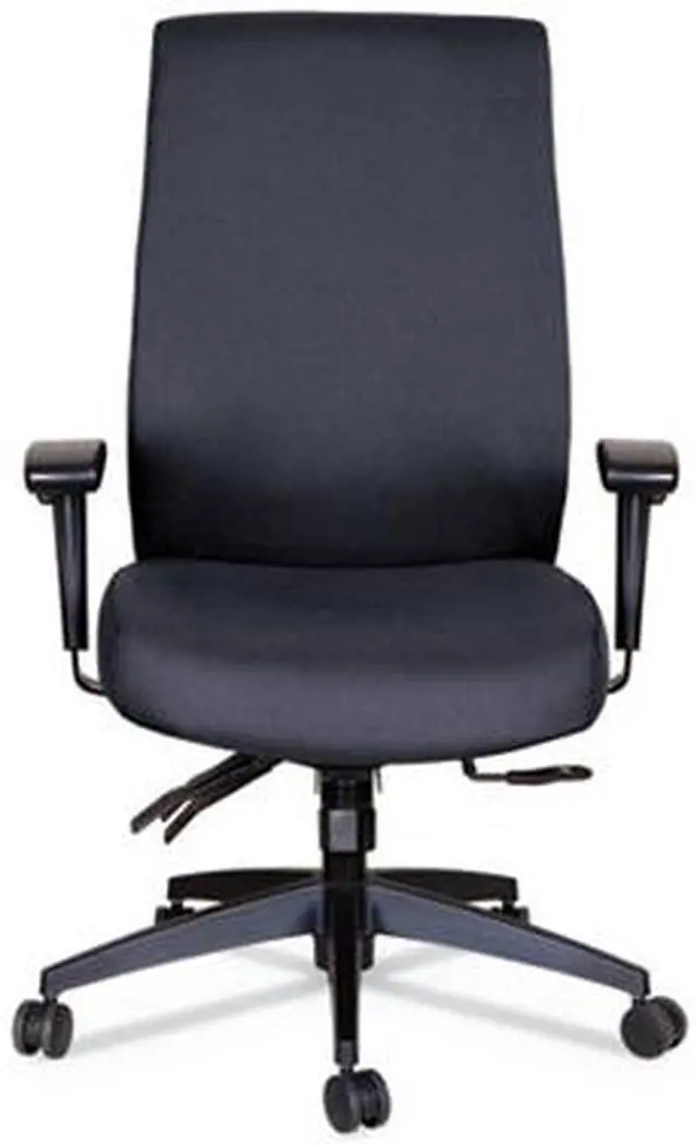 Alt view image 8 of 20 - Alera Wrigley Series 24/7 High Performance High-Back Multifunction Task Chair Black HPT4101